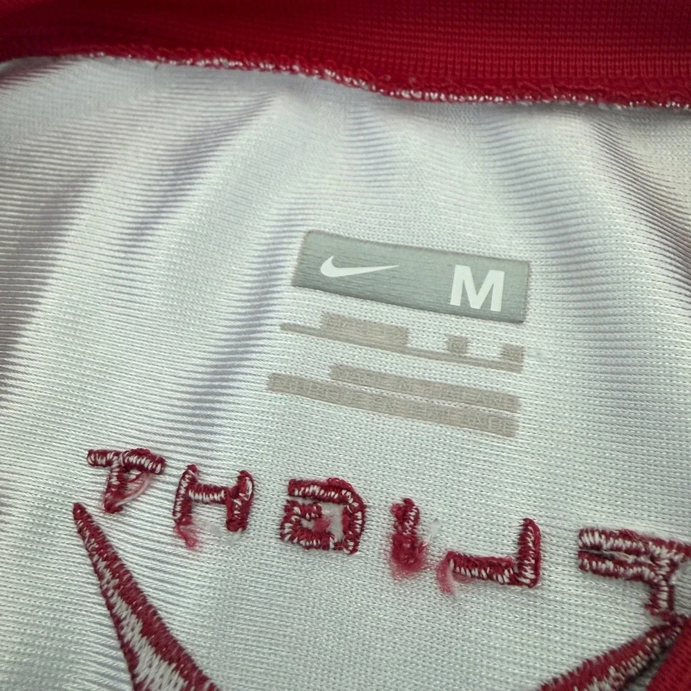 Nike Flight Basketball Jersey Grey Red Tank Top Kids Medium 341383-009